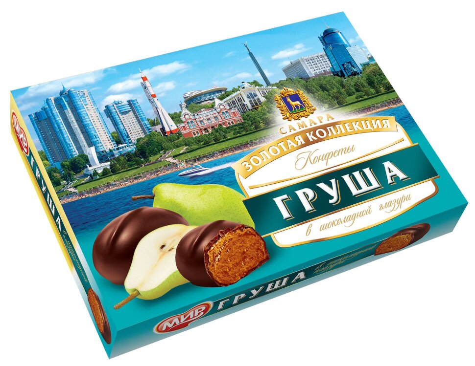  КФ МИР Груша в шоколадной глазури 160г  в Тюмени