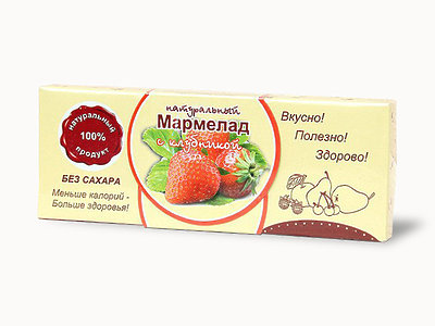  Мармелад натуральный "Клубника" 140г в Тюмени